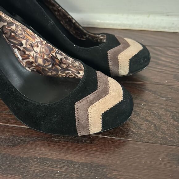 MISSONI FOR TARGET BLACK SUEDE PUMPS SIZE 7 - Picture 5 of 11